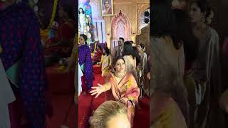 Kajol Celebrates Durga Puja  Festive Spirit amp Devotion kajol bollywood [upl. by Ivetts]