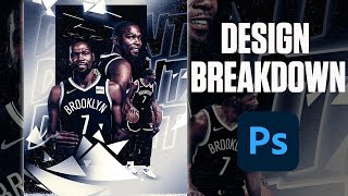 LEARN How to Design like a PRO  Sports Photoshop for Beginners  SECRETS Behind Sports Graphics [upl. by Arais]