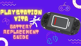 Sony PlayStation Vita Battery Replacement Walk Through Repair Video [upl. by Nossila]