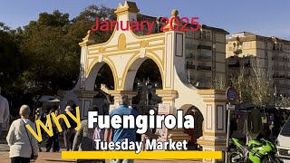 Fuengirola Exploring Fuengirola’s Tuesday Market – January 2025 [upl. by Omero]