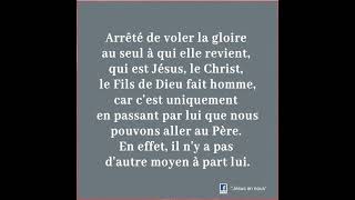 A Dieu seul et à son Fils JésusChrist revienne toute la gloire [upl. by Warms]