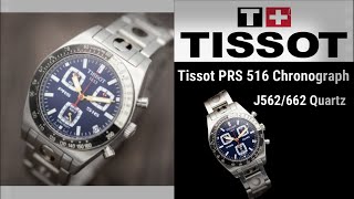 Tissot PRS 516 Chronograph J562662 Quartz I Review [upl. by Fedirko283]