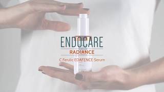 ENDOCARE RADIANCE C Ferulic EDAFENCE Serum  ENG [upl. by Minier]