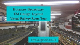 Hornsey Broadway Model Railway  Virtual Railway Room Tour [upl. by Paxon938]