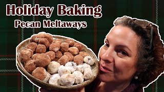 Holiday Baking  Pecan Meltaway cookies [upl. by Bortz356]