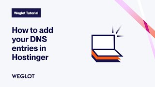 How to add your DNS entries in Hostinger [upl. by Gwennie106]