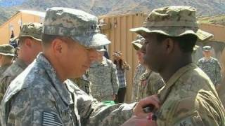 General David Petraeus Honors US Soldiers with Bronze Stars for Bravery in Afghanistan War [upl. by Danas]