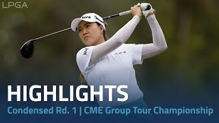 Condensed Rd 1  CME Group Tour Championship [upl. by Eetnwahs]