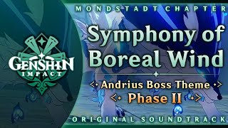 Symphony of Boreal Wind — Andrius Boss Theme Phase II  Genshin Impact OST Mondstadt Chapter [upl. by Misty]