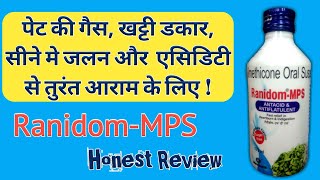 Ranidom MPS Antacid Antiflatulent Suspension Review  Best Syrup For Stomach Gas Acidity Problems [upl. by Senilec]