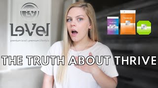 THRIVE BY LEVEL DEEP DIVE  The truth about Thrive watch this before joining ANTIMLM [upl. by Bina]