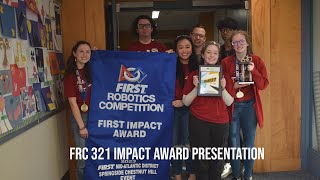 FRC 321  Impact Award Presentation [upl. by Ennalorac]