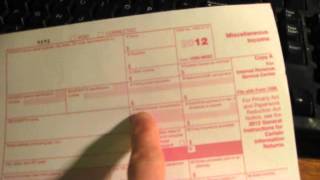 How to fill out an IRS 1099MISC Tax Form [upl. by Chyou]