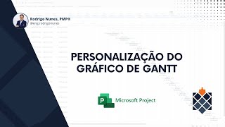 Personalização do Gráfico de Gantt  MS Project [upl. by Anaeco]