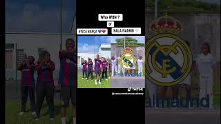 Visca Barcelona song vs hala madrid songwho woncristianoronaldo messi realmadrid barcelona1k [upl. by Backler]