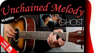 UNCHAINED MELODY 👻  The Righteous Brothers  GUITAR Cover  MusikMan N°115 [upl. by Lled]