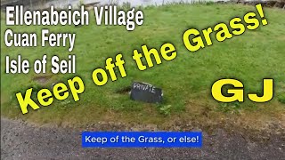 A walk around Ellenabeich village on the isle of Seil – A former slatemining village [upl. by Tristas184]