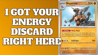 Rhyperior Community Build Night Energy Discard [upl. by Maillw]