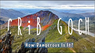 Crib Goch  No Fall Zone  Dangerous in Good Weather [upl. by Garek143]