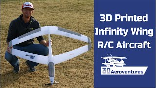 3D Printed Infinity Wing RC Airplane [upl. by Kam]