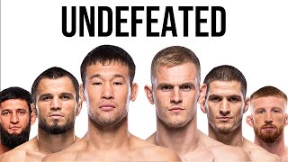 Ranking Every Undefeated Fighter In The UFC [upl. by Mcguire950]