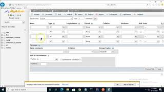 Create a database and table in MySQL with phpMyAdmin [upl. by Lenette720]