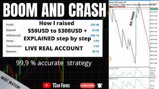 BOOM and CRASH strategy for raising small accounts999 accurate winning rate SNR CCI RSI [upl. by Notniw]