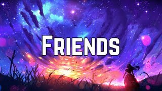 Marshmello amp AnneMarie  Friends Clean Lyrics [upl. by Schaaff]