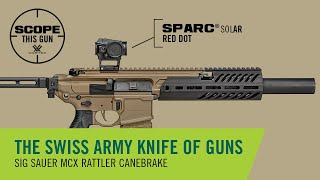 Sig Sauer MCX Rattler Canebrake  Scope This Gun [upl. by Ahsenahs]