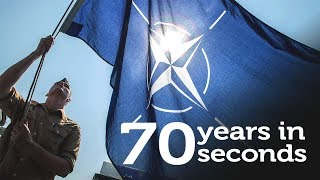 NATO 70 years in 70 seconds [upl. by Artiek]