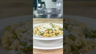 Pasta e Piselli a simple yet warming classic Comfort food Italian style shorts recipe pasta [upl. by Airetahs787]