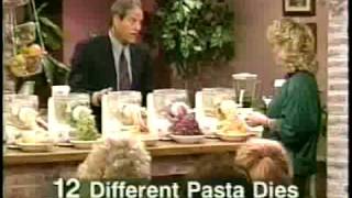 Ron Popeil Pasta Maker  Infomercial  Part 1 [upl. by Micheil910]