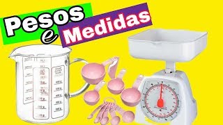 Dicas Valiosas de PESOS E MEDIDAS NA CULINÁRIA  Gramas e ml [upl. by Yelad]