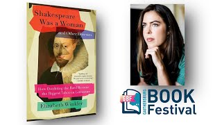 Elizabeth Winkler Discusses Shakespeare Was a Woman at Gaithersburg Book Festival [upl. by Aicargatla]