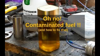 Fuel filter filled with Sand How to fix Fuel Contamination [upl. by Akessej93]