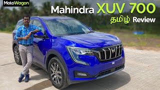 XUV700  Feature Rich amp Engaging to Drive  Tamil Review  MotoWagon [upl. by Helprin]