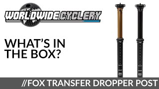 Whats In The Box Fox Shox Transfer Dropper Post [upl. by Hackney]