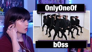 RETIRED DANCERS REACTIONREVIEW OnlyOneOf quotbOssquot SongDance Practice [upl. by Katharine]