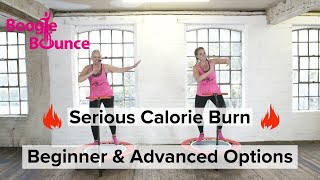 Boogie Bounce  HIIT  Mini Trampoline Rebounder Workout  All Fitness Levels [upl. by Tony]