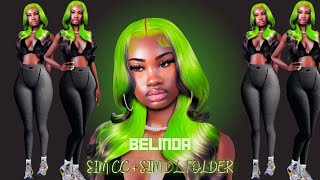 Sims 4 CAS with cc folder and sim download [upl. by Verbenia]