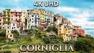 Corniglia The Cliffside Beauty of Cinque Terre 4k [upl. by Akinahs]