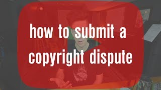 How to Submit a COPYRIGHT Dispute on YouTube Fair Use [upl. by Leandra]