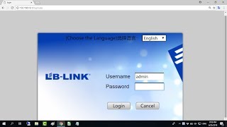 LBLINK  Set 19216811 password  NETVN [upl. by Suaeddaht]