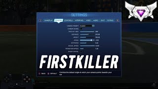 Firstkiller Settings  Rocket League [upl. by Enner665]