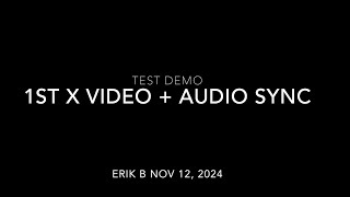 Video Audio Sync Demo HD 1080p [upl. by Lesly29]