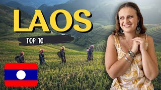 Top 10 Experiences  things to do in LAOS in 2024 Asias most UNDERRATED country  Laos Travel 🇱🇦 [upl. by Trabue714]