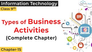 Types of Business Activities Class 9  Entrepreneurial Skills Class 9 IT 402  Entrepreneurship [upl. by Atila866]