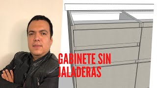 Cómo hacer gabinete de cocina sin jaladeras sin corte 45 sin herrajes especiales [upl. by Pattani477]