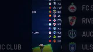 FIFA Club Wc Qualified Teams 🥵⚡ fifa football trending shorts popular viral ronaldo edit [upl. by Aihpled]