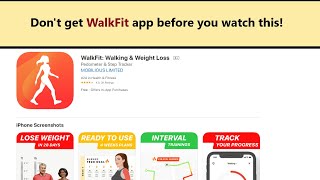 WalkFit app reviews Is Walk Fit worth it or its just a useless paid app [upl. by Halstead437]